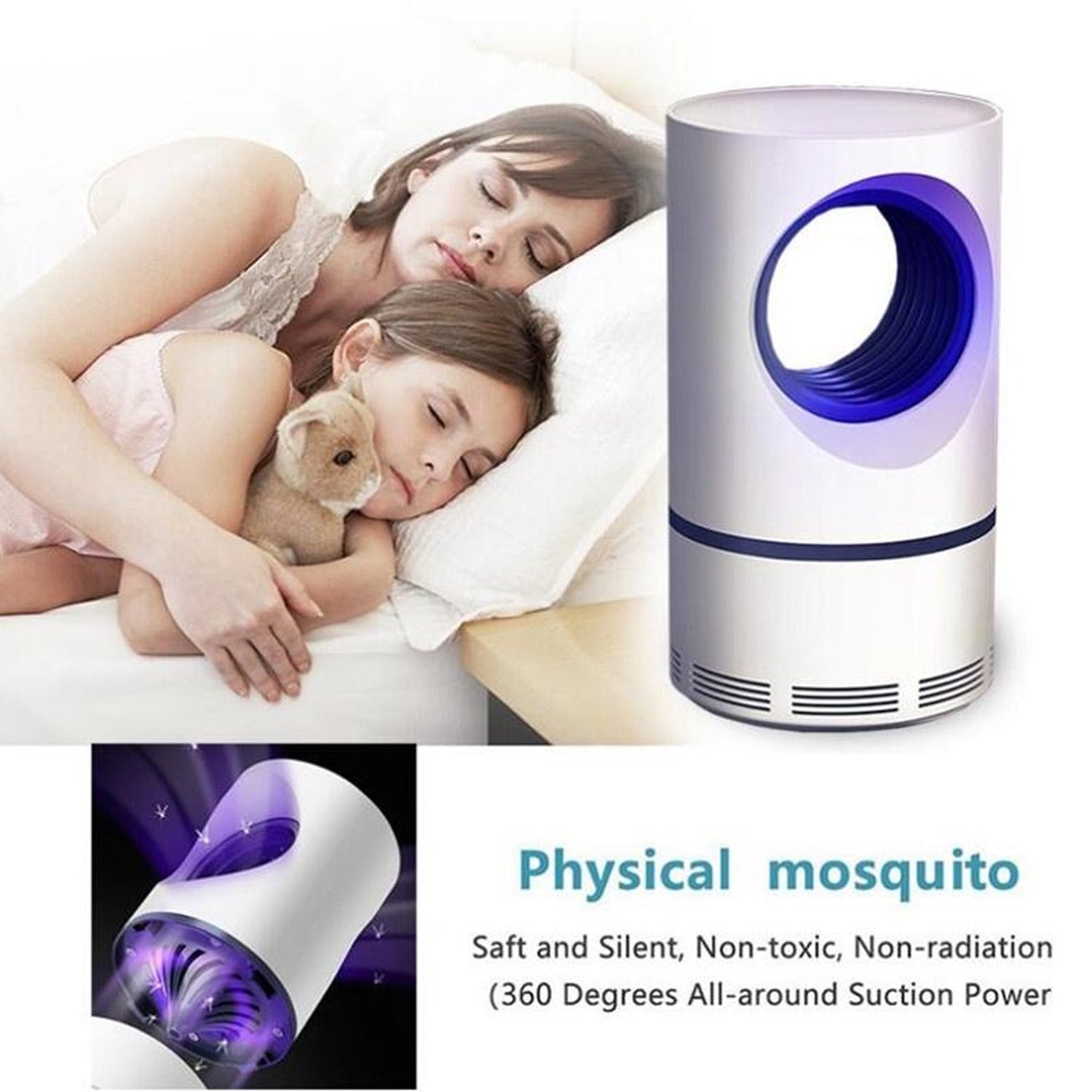 1225L Electronic Led Mosquito Killer Lamps Machine for Home Insect Killer Electric Powered Machine Eco-Friendly Baby Freezer, Household Bin Display Rack 