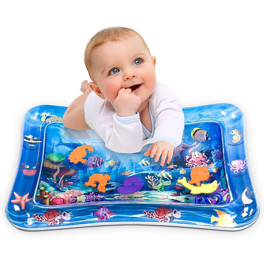 8090B Baby Kids Water Play Mat Toys Baby Slapped Pad Water & Leak Proof Baby Carpet Inflatable, Fun & Play Centre Indoor and Outdoor Water Play Mat 