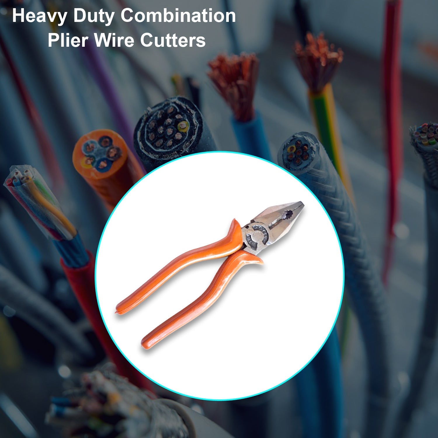 444 Heavy Duty Combination Plier Wire Cutters 