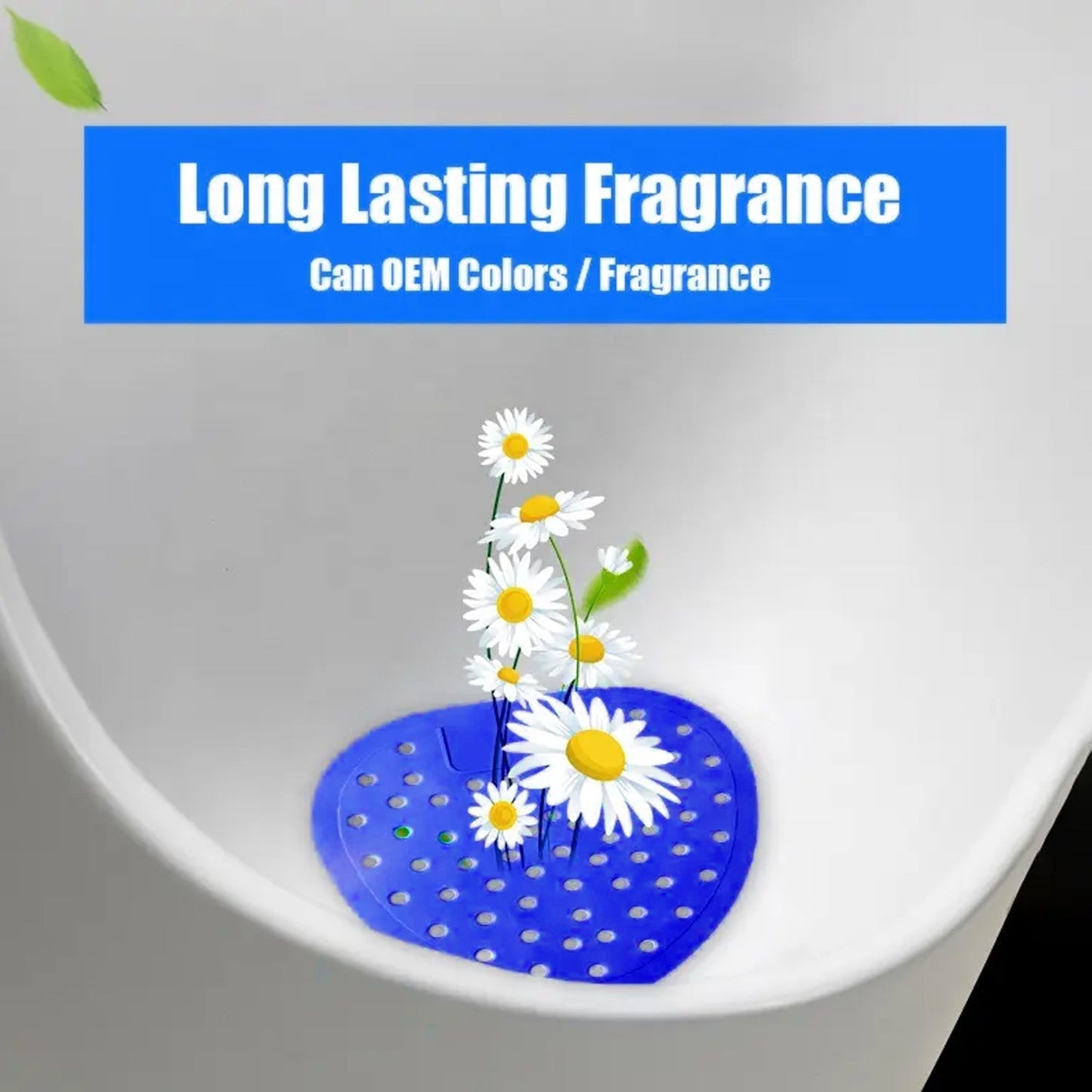 7699 Urinal Screen Deodorizer, Scented Urinal Screen Lasting Fragrance Silicone Clean Descaling 