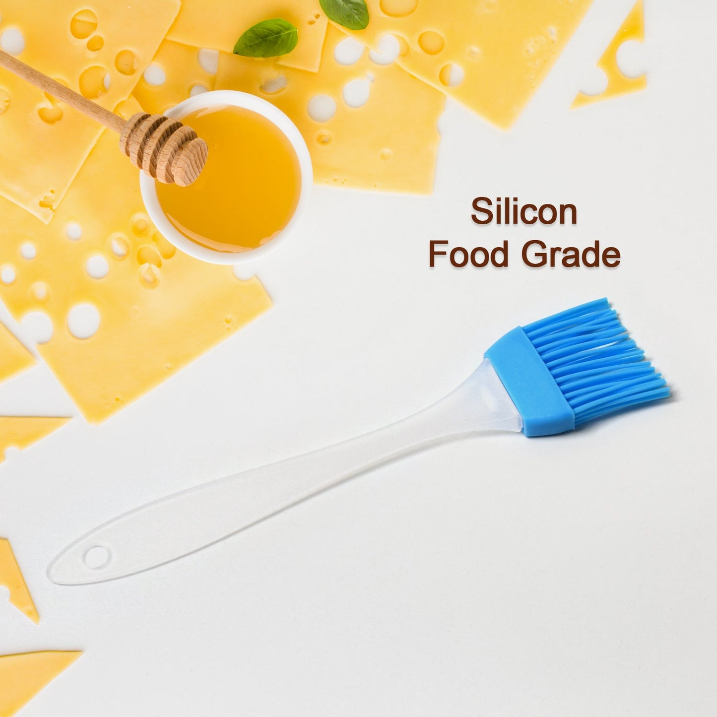 2153 Silicone Spatula and Pastry Brush Special Brush for Kitchen Use