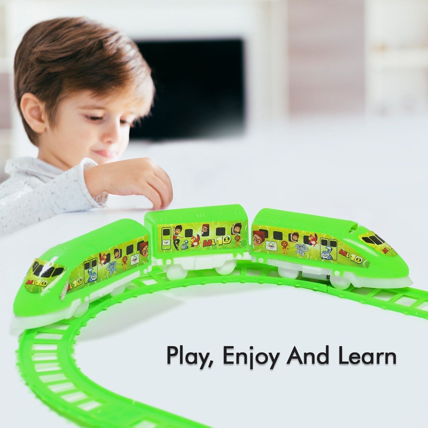 4472A BULLET TRAIN PLAY SET HIGH SPEED TRAIN PLAY SET FOR KIDS & CHILDREN 