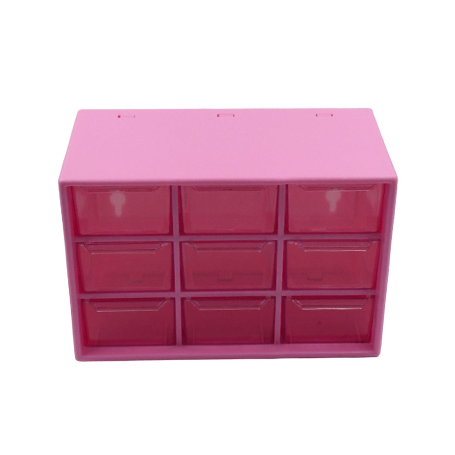 7997 Storage Box 9 Grids Multi-purpose Durable Desktop Drawer Organizer for Pencils Storage Holder Hanging Hole Design for Small Items