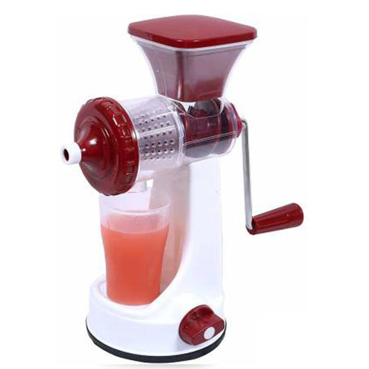 168 Manual Fruit Vegetable Juicer with Juice Cup and Waste Collector 