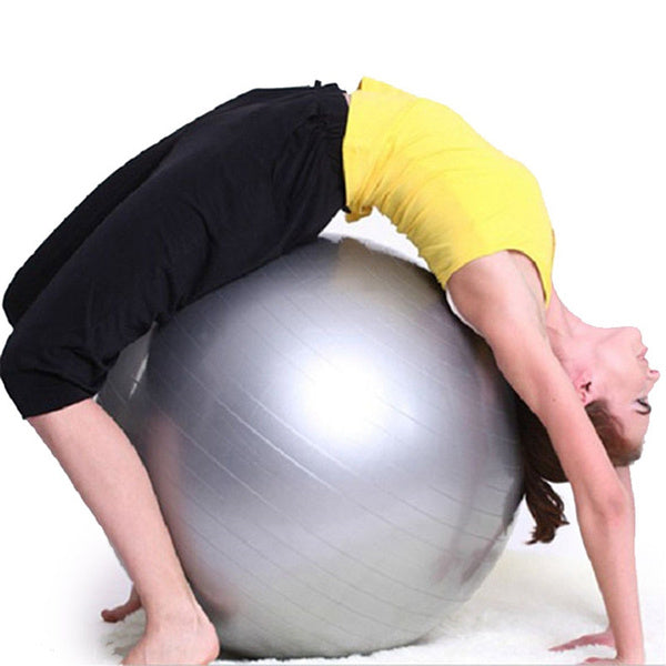 1592 Anti-Burst Exercise Heavy Duty Gym Ball (Multicolour) (75Cm) 