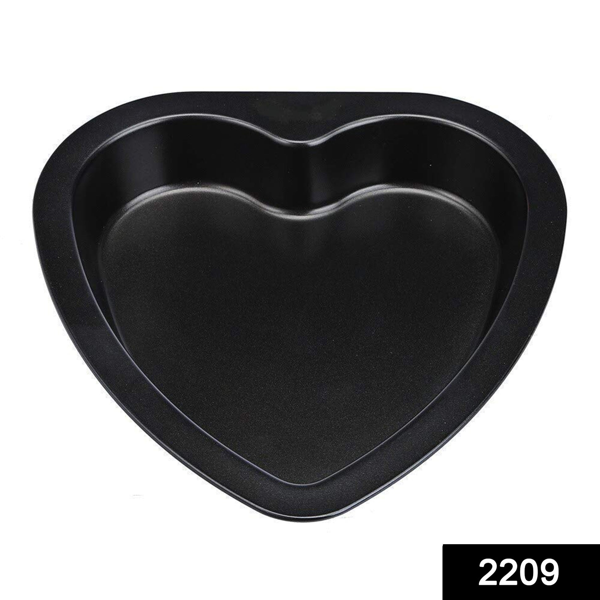2209 Heart Shape Cake Mould Non Stick  Steel 1 kg Cake Baking Tray ( 23cm) 
