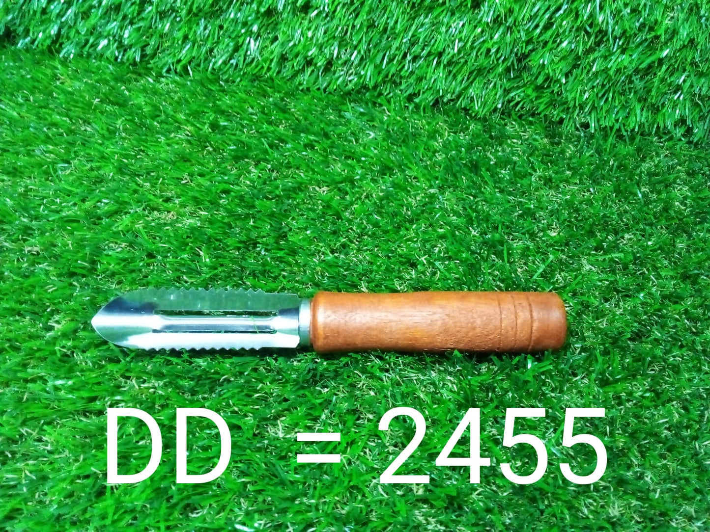 2455 Wooden Handle and Stainless Steel Vegetable Peeler 