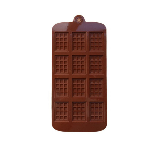 1161 Silicone Mini Choco Bar Mould - 12 Cavity 