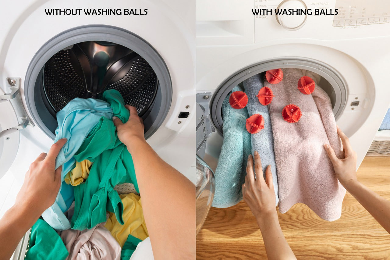 207 Laundry Washing Ball, Wash Without Detergent (6pcs) 