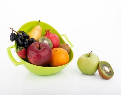 2222 Multipurpose Fruit Vegetable Strainer Colander Bowl with Handle 