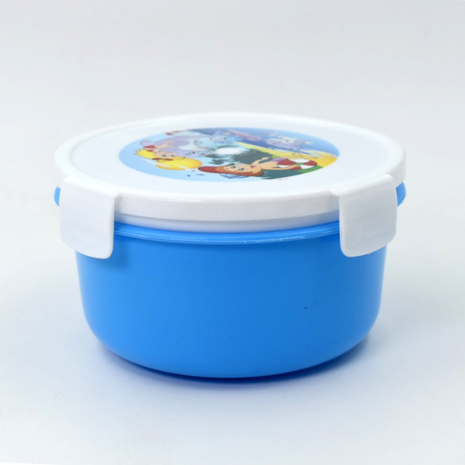 2746 Round Shaped Lunch Box used by various types of peoples for storing their lunch and have a perfect hot meal at anywhere. DeoDap