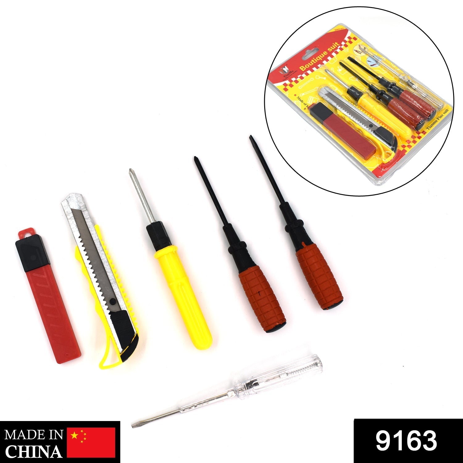 9163 Screwdriver And PVC Sheet Perspex Cutter Cutting Tool (Pack Of 6) Dukandaily
