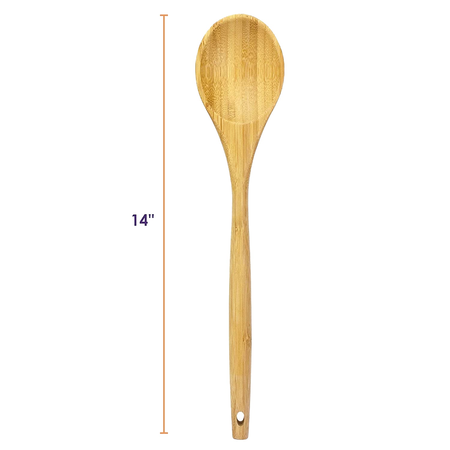 2045 14 inch Bamboo Spoon Kitchen Utensil DukanDaily