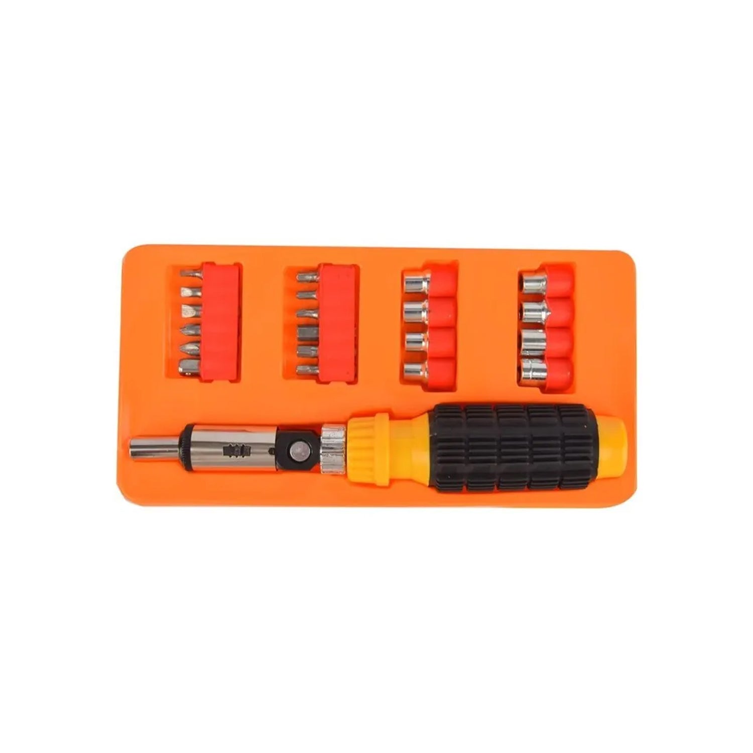 9174 Screwdriver Set, Steel 21 in 1 with 20 Screwdriver Bits Dukandaily