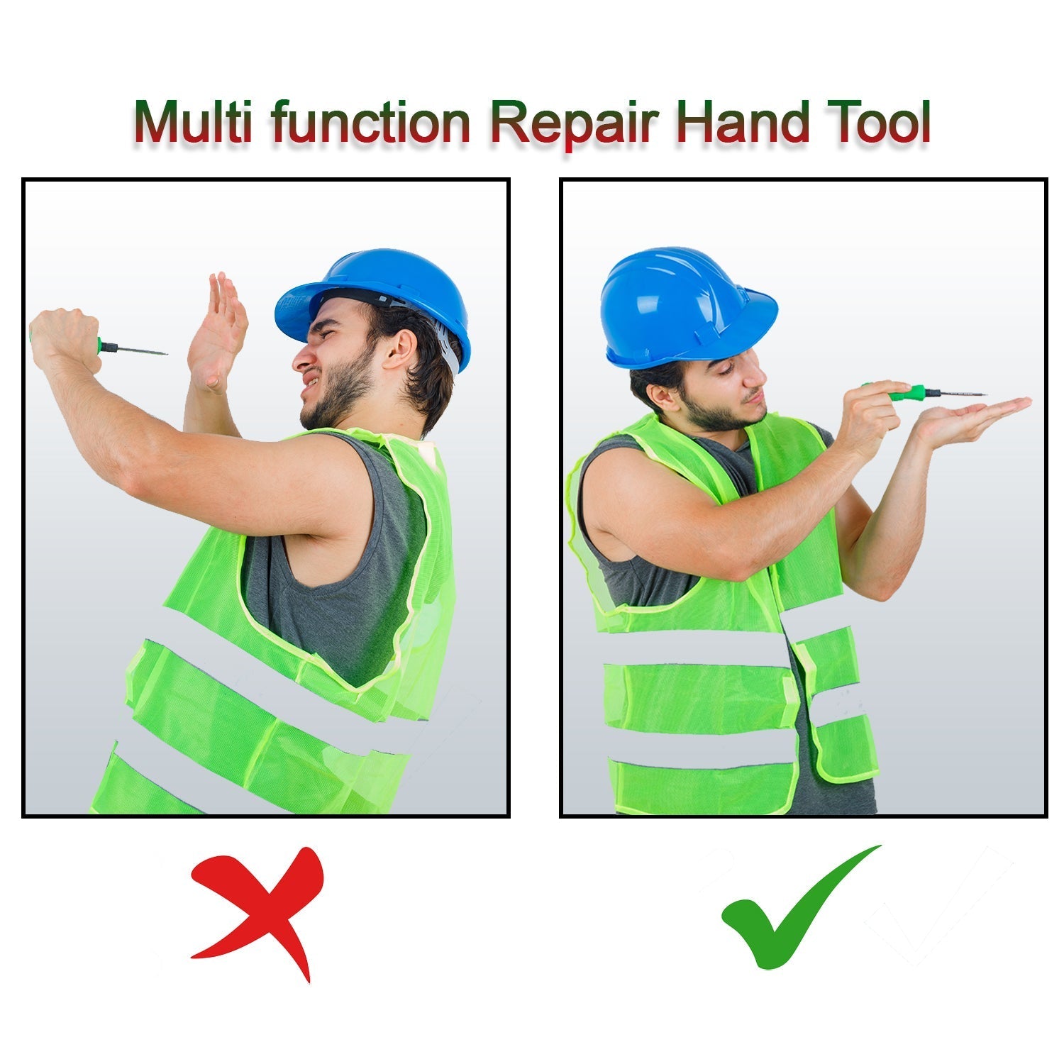 9151 2Pcs Triangle Screwdriver Multi function Repair Hand Tool Dukandaily