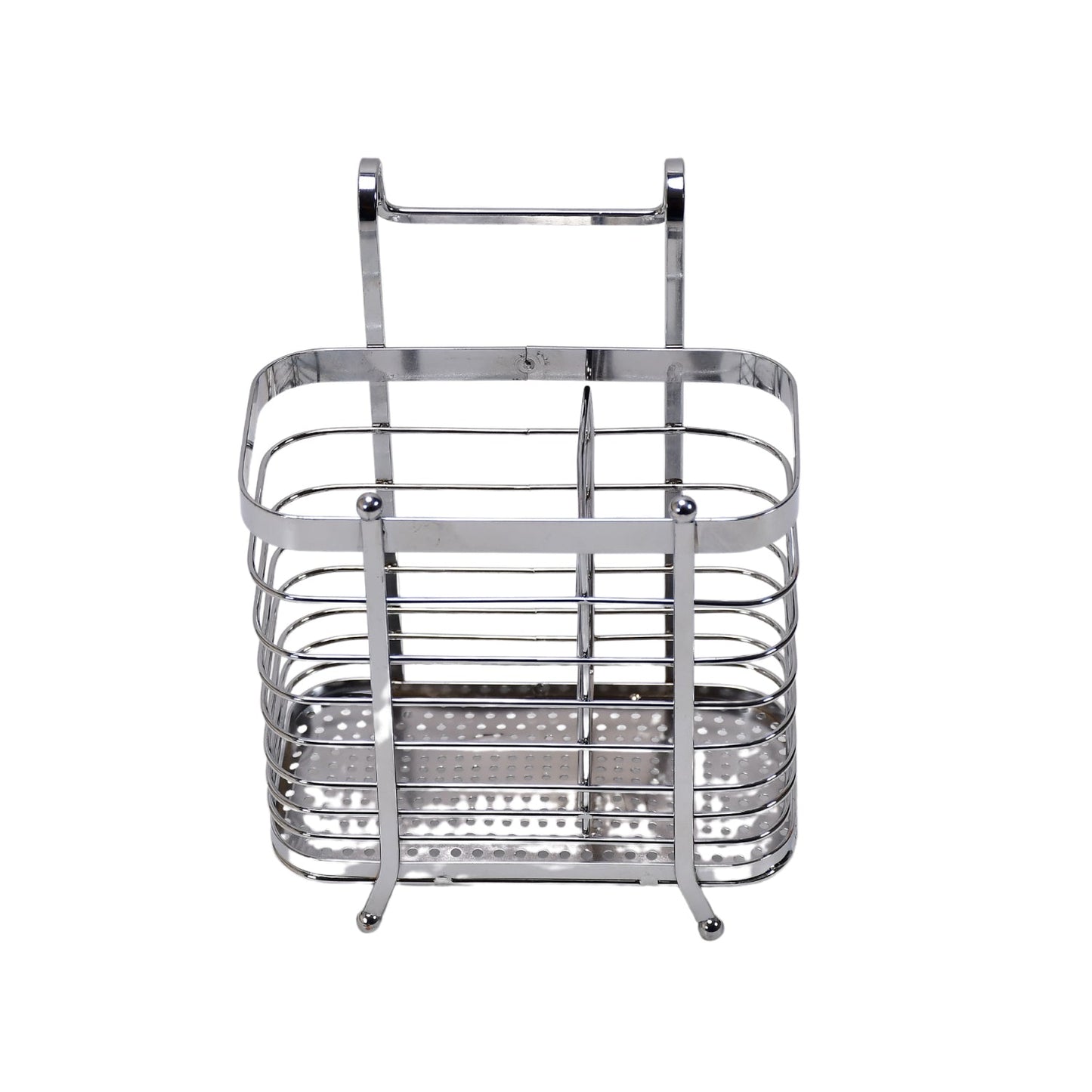 5118 Stainless Steel and Plastic Hanging and Stand Utensil Drying Rack DukanDaily