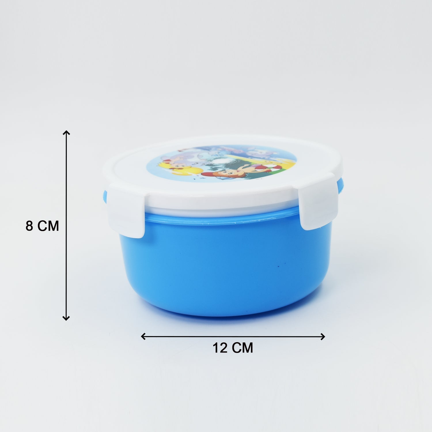 2746 Round Shaped Lunch Box used by various types of peoples for storing their lunch and have a perfect hot meal at anywhere. DeoDap
