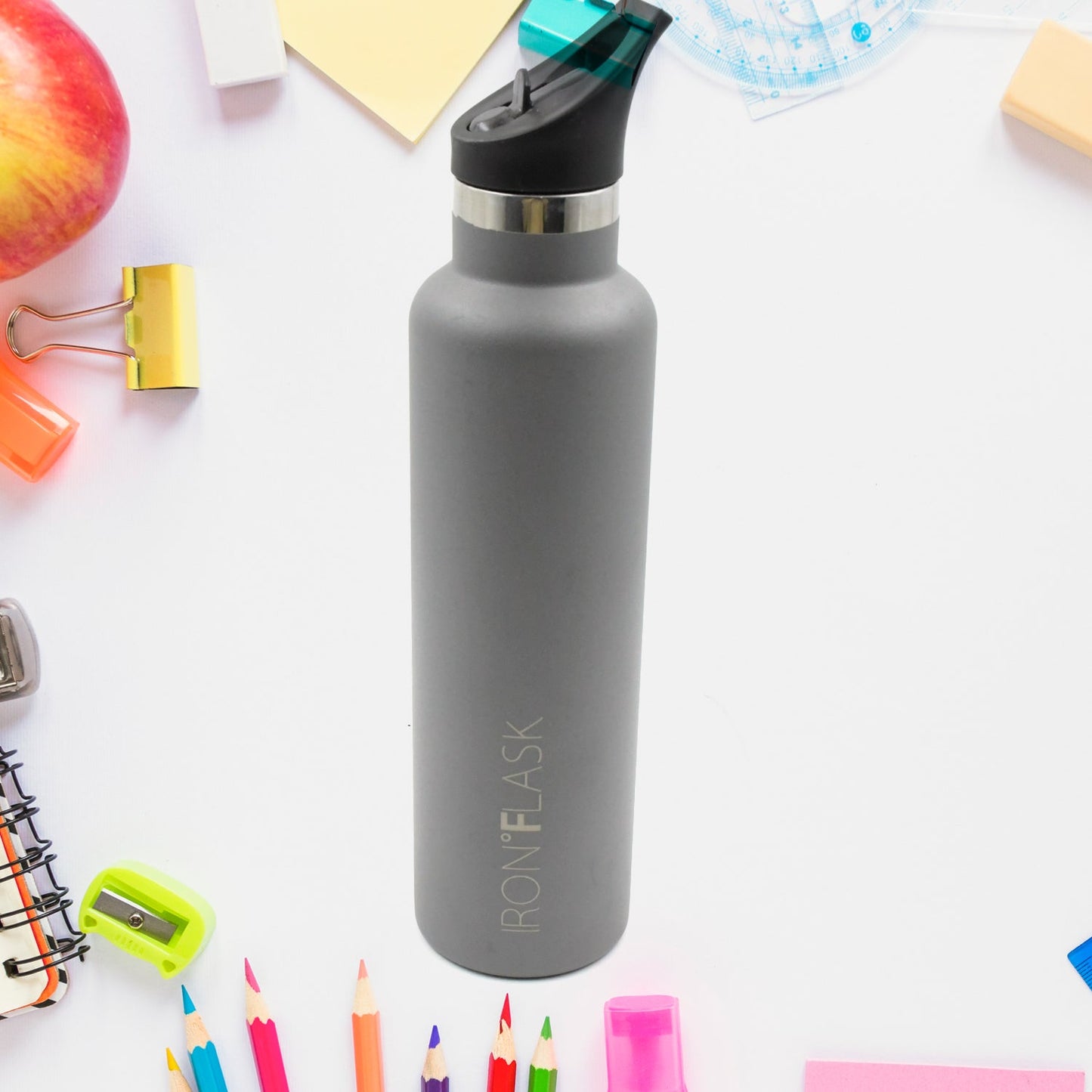 12542 Stainless Steel Vacuum Flask Water Bottle, Fridge Water Bottle, Leak Proof, Rust Proof, Hot & Cold Drinks, Gym BPA Free Food Grade Quality, For office/Gym/School (Approx 1000 ML)