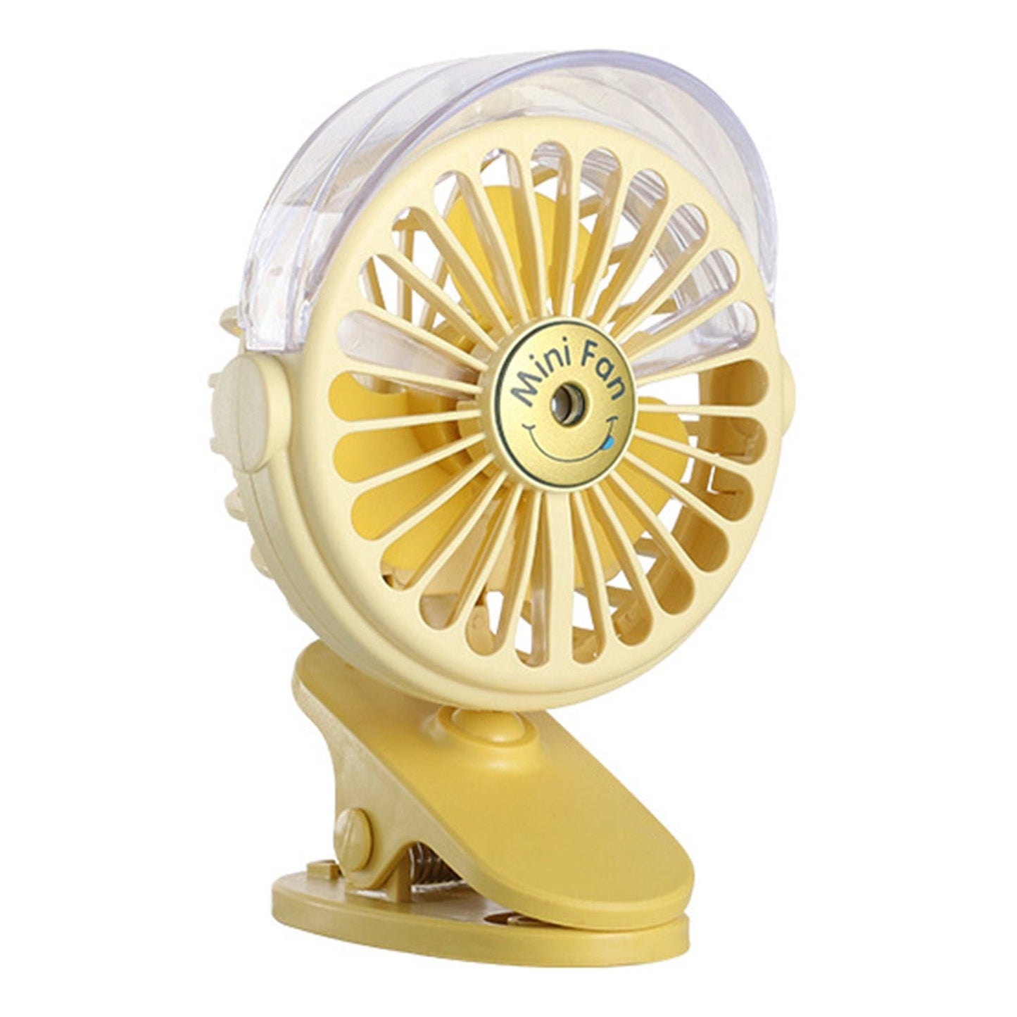 4824A Clip Desk Fan with Small Spray Bottle, Portable Wind Desktop Table Cooling Fan in Single Button, Adjustment Mini Personal Fan for Home Desktop Office Car Indoor Outdoor Travel Dukandaily