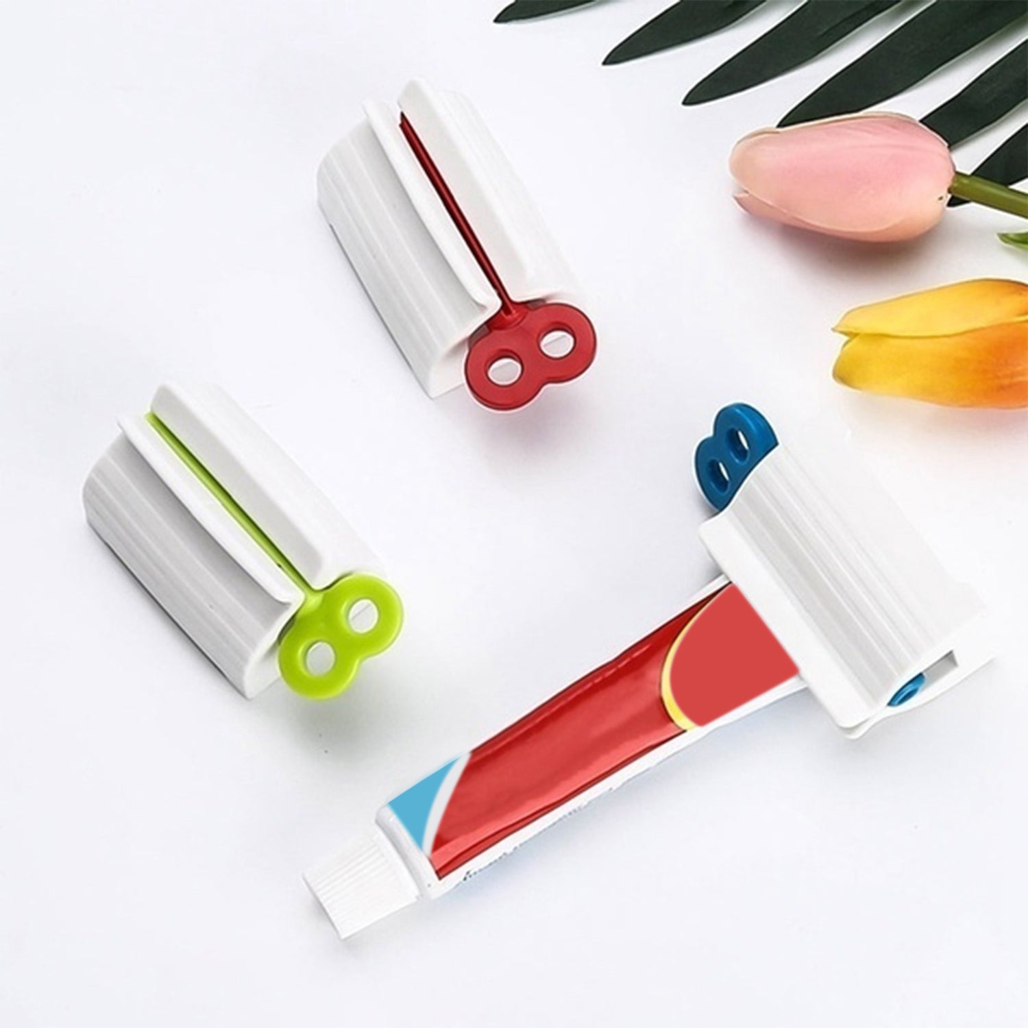 2514A Rolling Tube Toothpaste Squeezer Toothpaste Seat Holder Stand Dukandaily