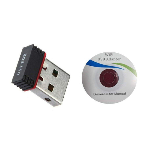 7224 Wi-Fi Receiver Wireless Mini Wi-Fi Network Adapter with with Driver Cd For Computer & Laptop And Etc Device Use Dukandaily