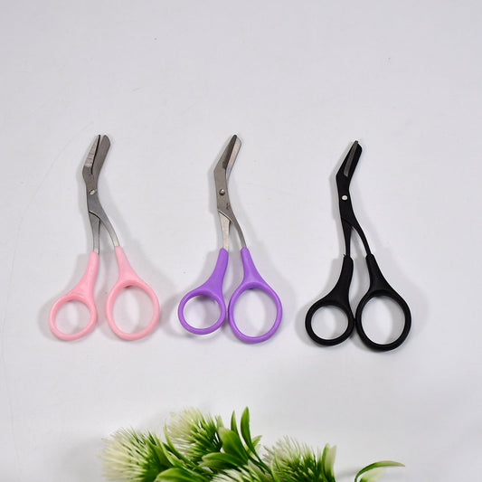9118 Stainless Steel Eyebrow Grooming Shear Scissors, Hair Removal Shaper Shaping Tool Makeup Beauty Accessories for Men and Women Dukandaily