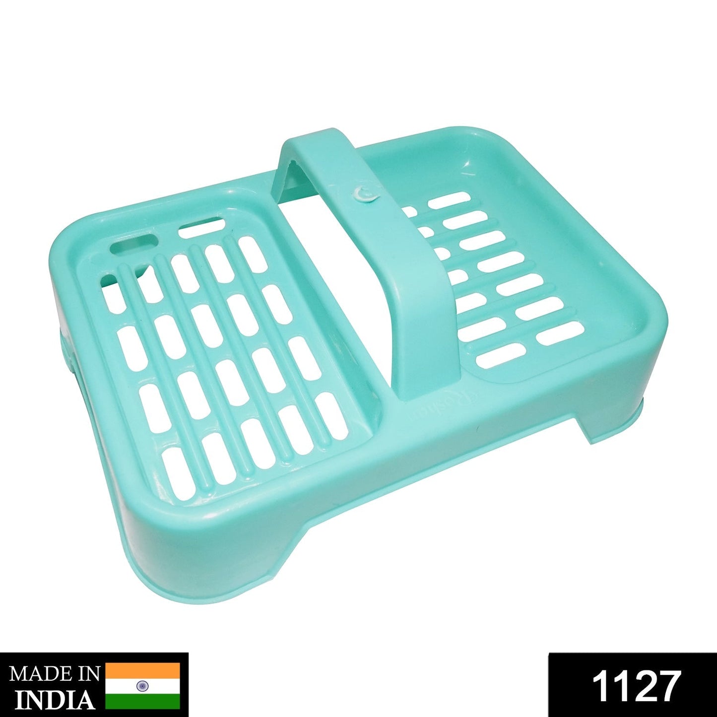 1127 2 in 1 Soap keeping Plastic Case for Bathroom use Dukandaily