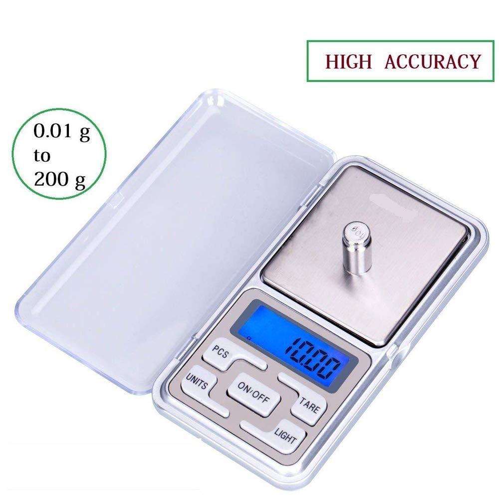 643 Multipurpose (MH-200) LCD Screen Digital Electronic Portable Mini Pocket Scale(Weighing Scale), 200g Dukandaily