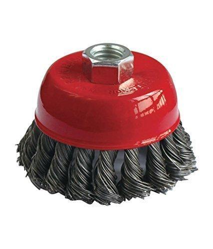 195 Wire Wheel Cup Brush (Black) Dukandaily