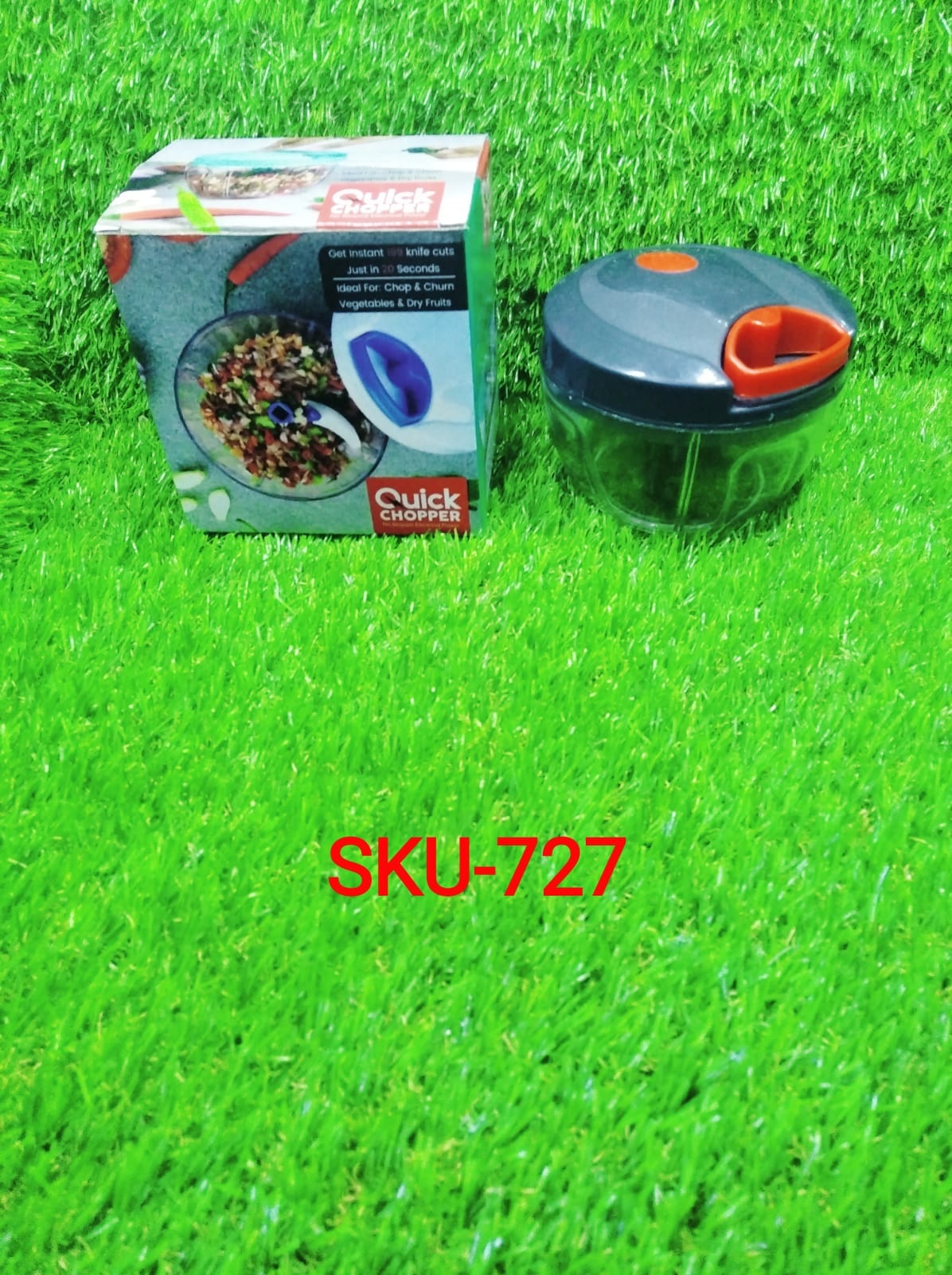 0727 Manual Handy and Compact Vegetable Chopper/Blender DeoDap