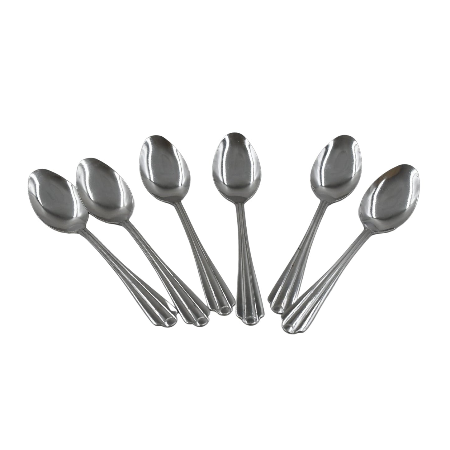 5933 Stainless Steel Spoon Set of 6, Table Spoon Great Housewarming Gift, Food Grade Silverware for Home, Kitchen or Restaurant - Mirror Polished