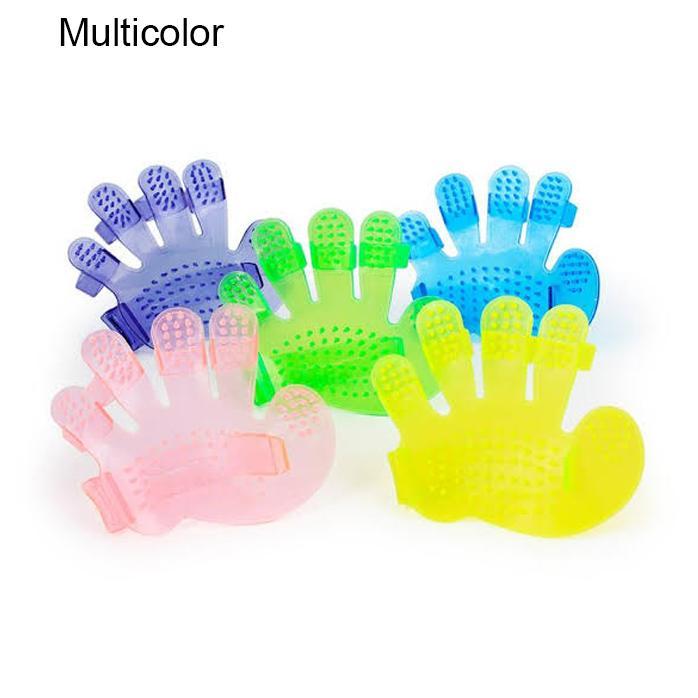 172 Rubber Pet Cleaning Massaging Grooming Glove Brush Dukandaily