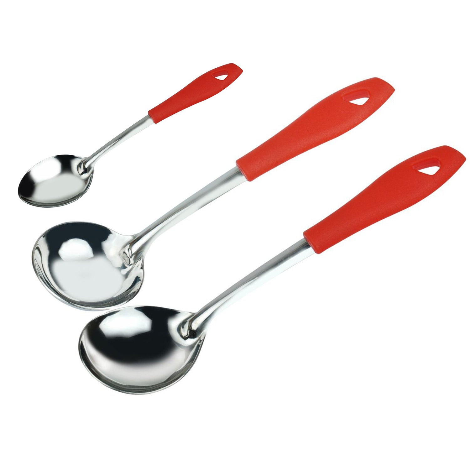 2701 6 Pc SS Serving Spoon stand used in all kinds of household and kitchen places for holding spoons etc. Dukandaily