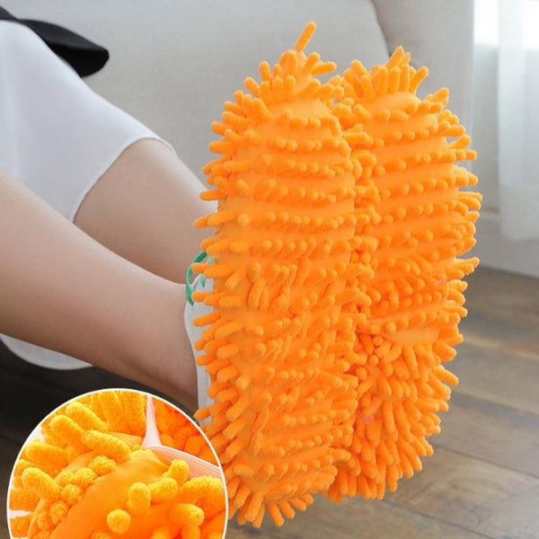 0516 Multi-Function Washable Dust Mop/Floor Cleaning Slippers Dukandaily