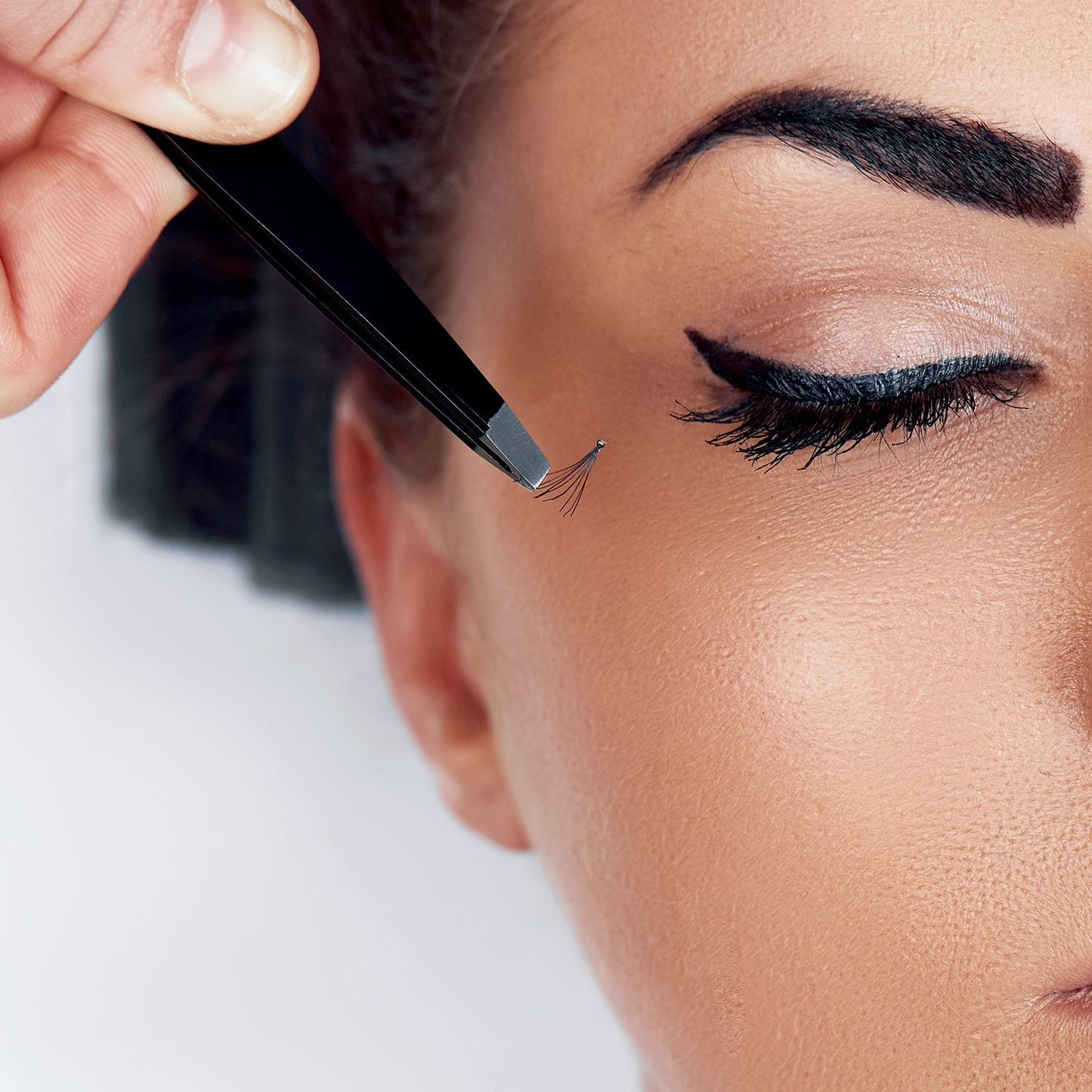 6611 Hand-Made Slant Tweezer – Exclusive for Eyebrows Facial Hair, Ingrown Hair Removal & Blackhead - Handy & Portable Tool DukanDaily
