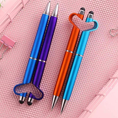 1594 3 in 1 Ballpoint Function Stylus Pen with Mobile Stand Dukandaily