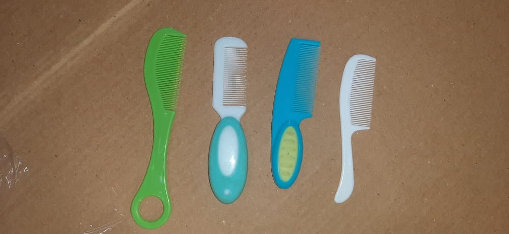 6492 1pc Plastic Rounded Lobes Soft Bristle Baby Soft Hair Brush (Multi-Design) DukanDaily