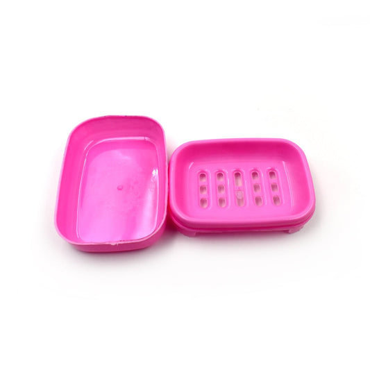 1128A Covered Soap keeping Plastic Case for Bathroom use Dukandaily