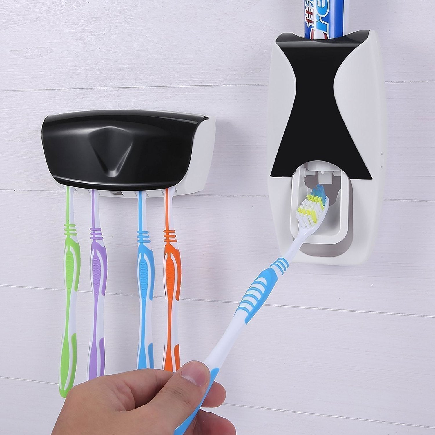 200 Toothpaste Dispenser & Tooth Brush with Toothbrush Dukandaily