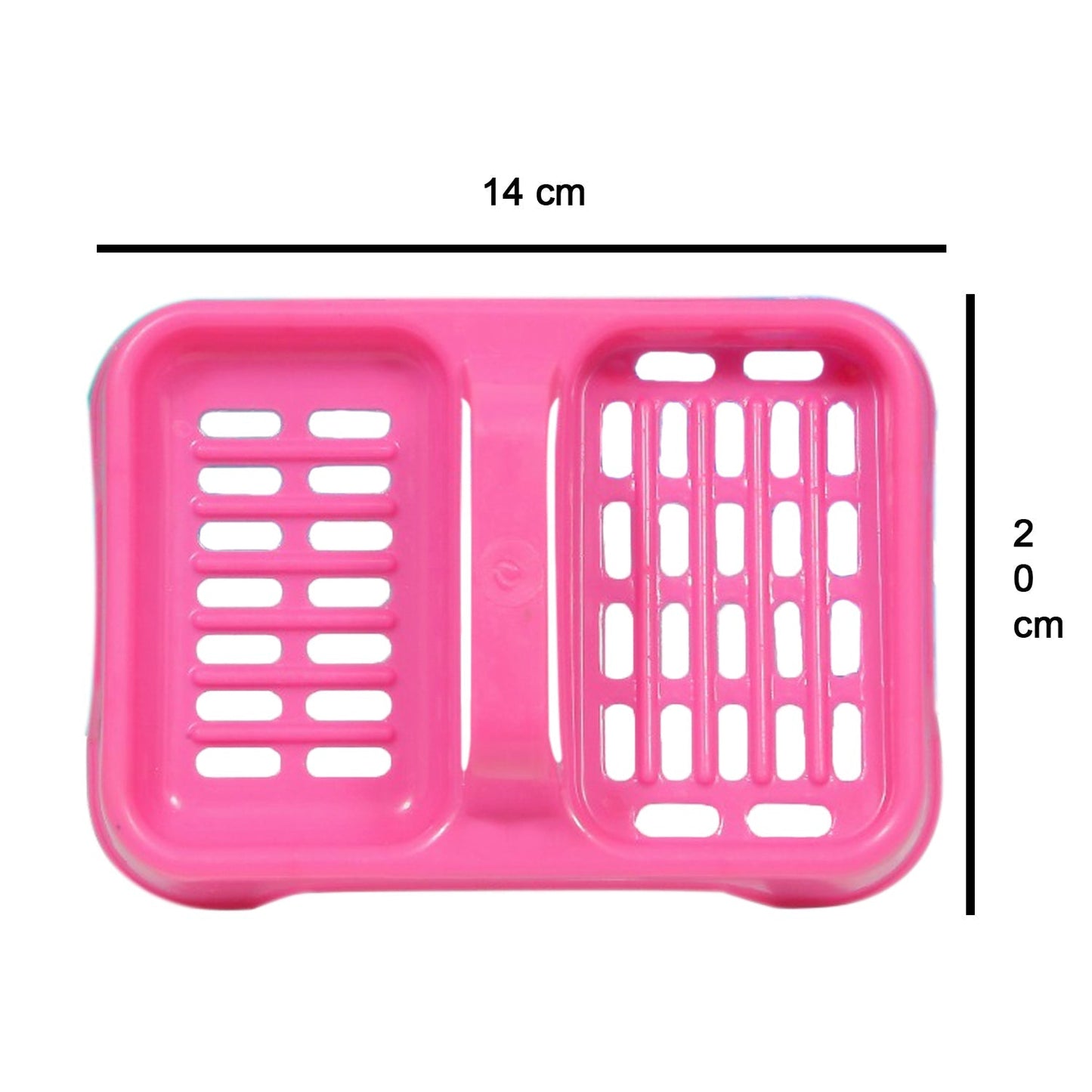 1127 2 in 1 Soap keeping Plastic Case for Bathroom use Dukandaily