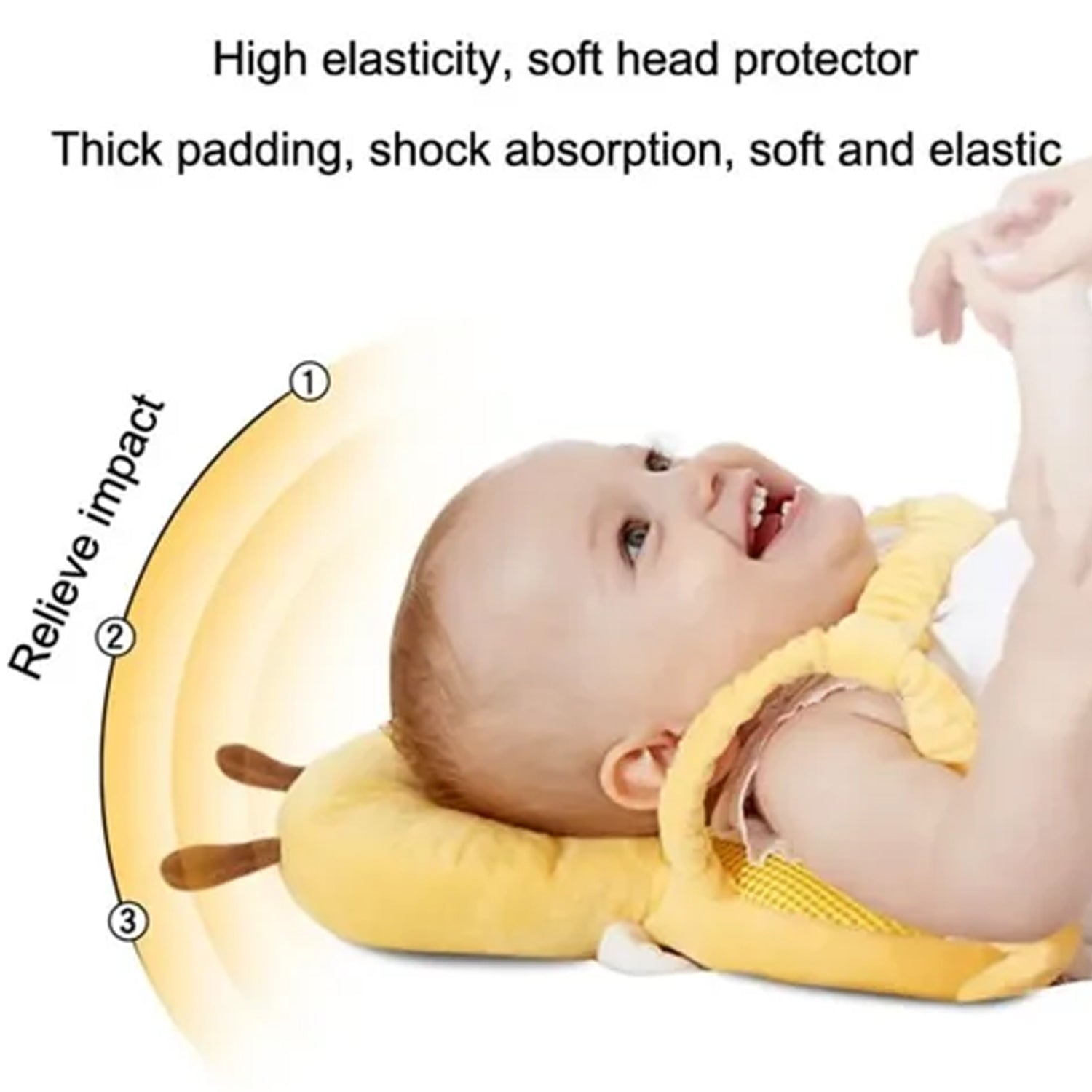 6629 SMALL BABY HEAD PROTECTOR BABY TODDLERS HEAD SAFETY PAD ( Multi Design) Dukandaily