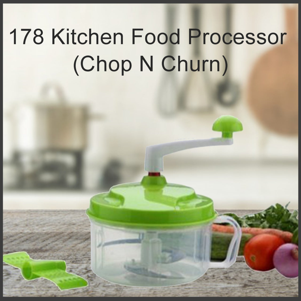 178 Kitchen Food Processor (Chop N Churn) Dukandaily