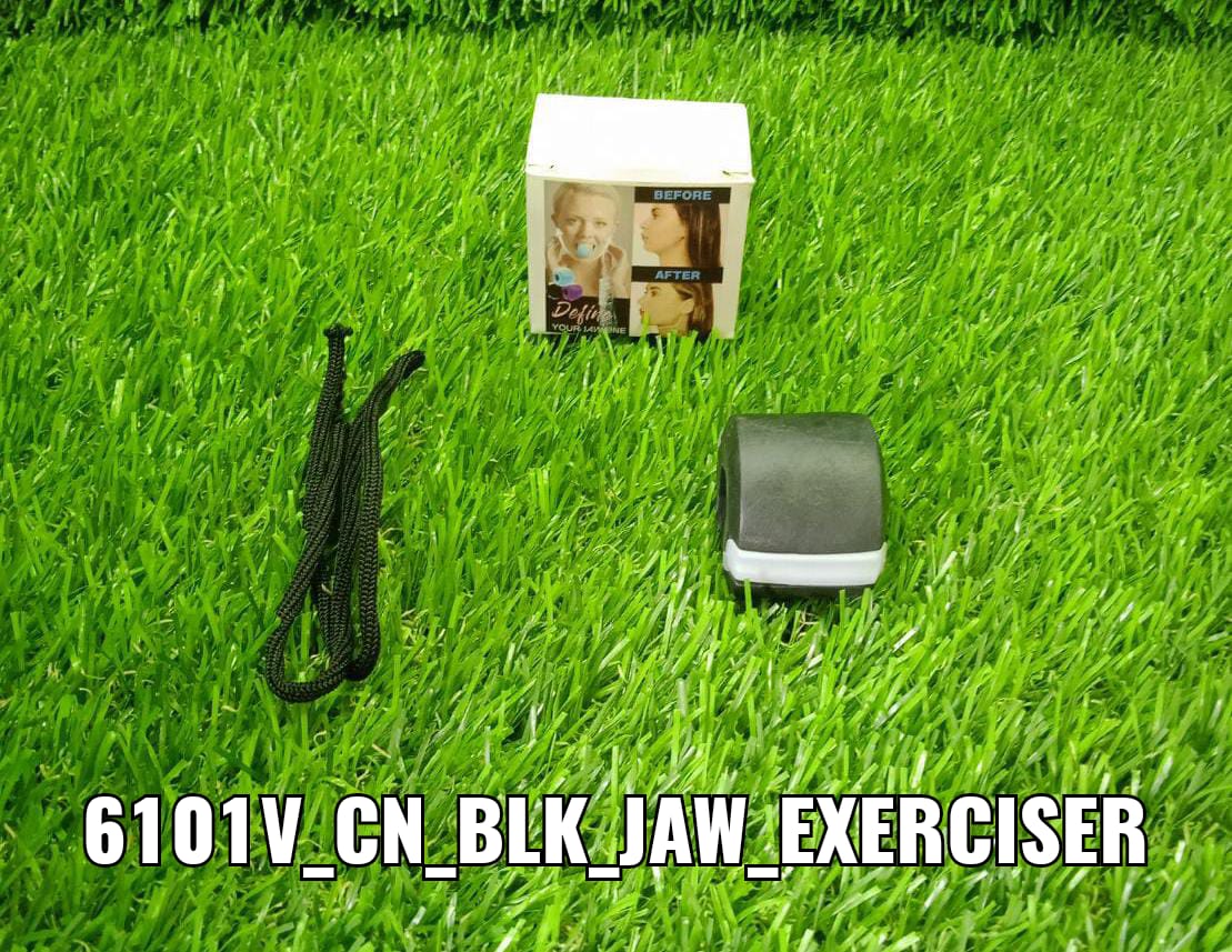 6101V Cn Blk Jaw Exerciser Used To Gain Sharp And Chiselled Jawline Easily And Fast. DeoDap